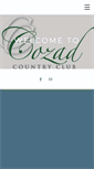 Mobile Screenshot of cozadcountryclub.net